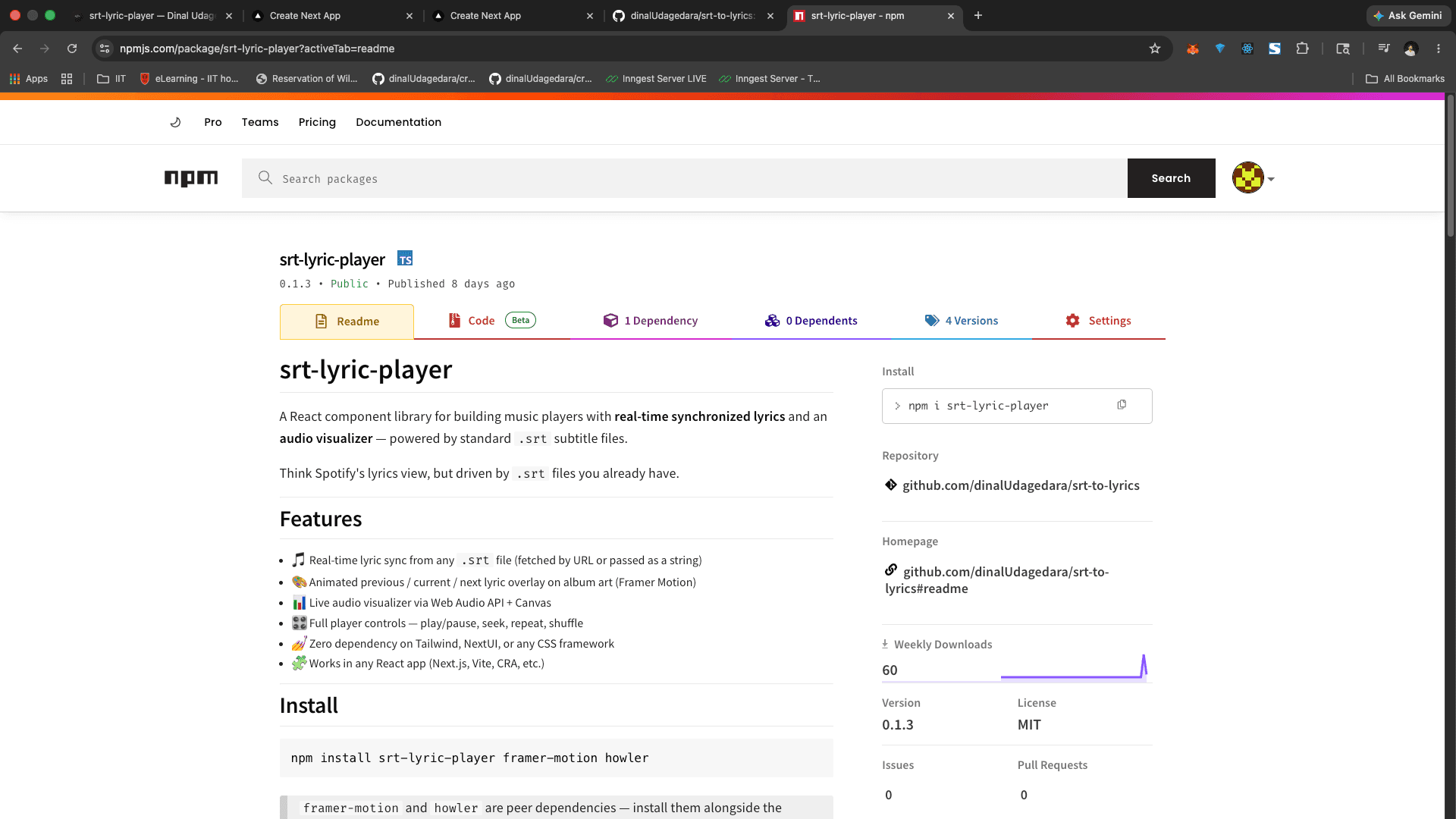 srt-lyric-player — screenshot 2
